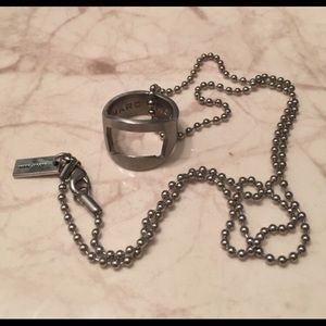 Marc Jacobs necklace/ring